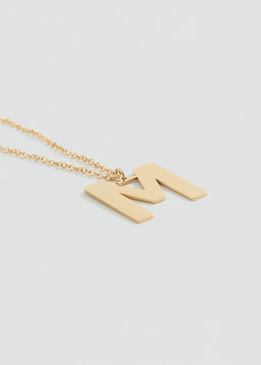 Letter Pendant Necklace