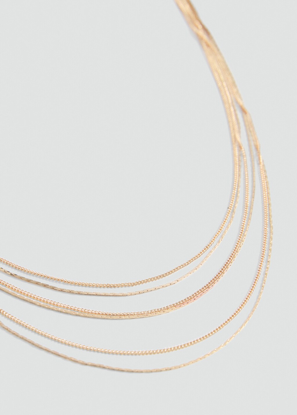 Multiple chain necklace