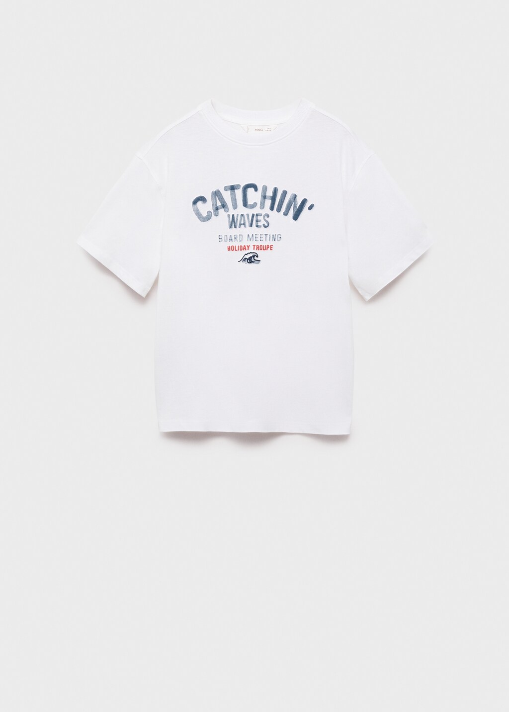 Embossed printed t-shirt