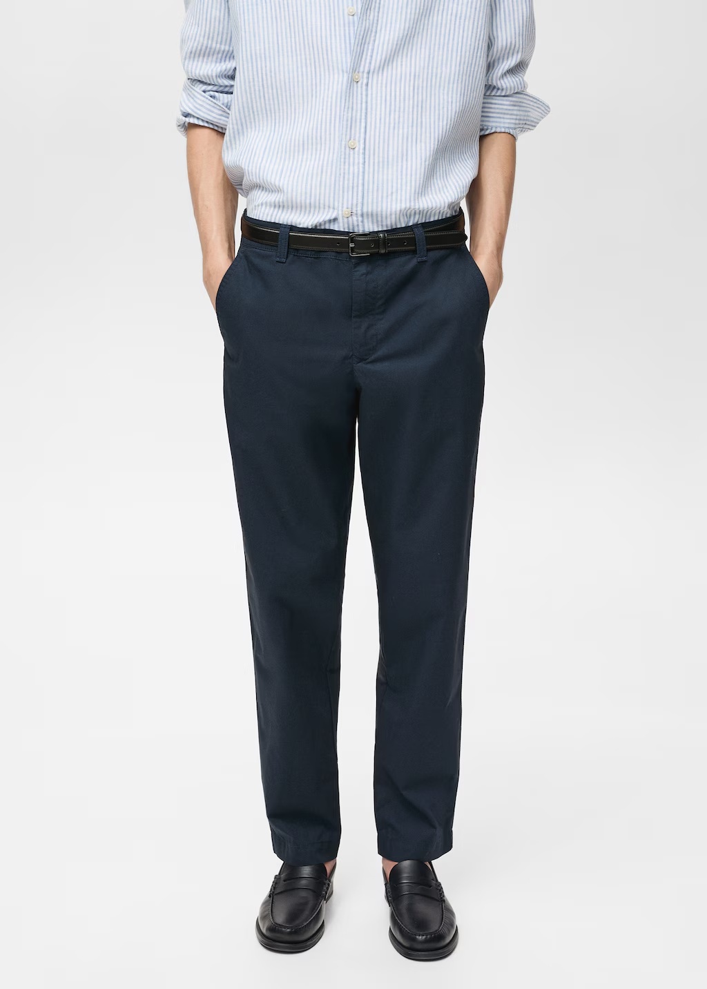 Poplin cotton pants