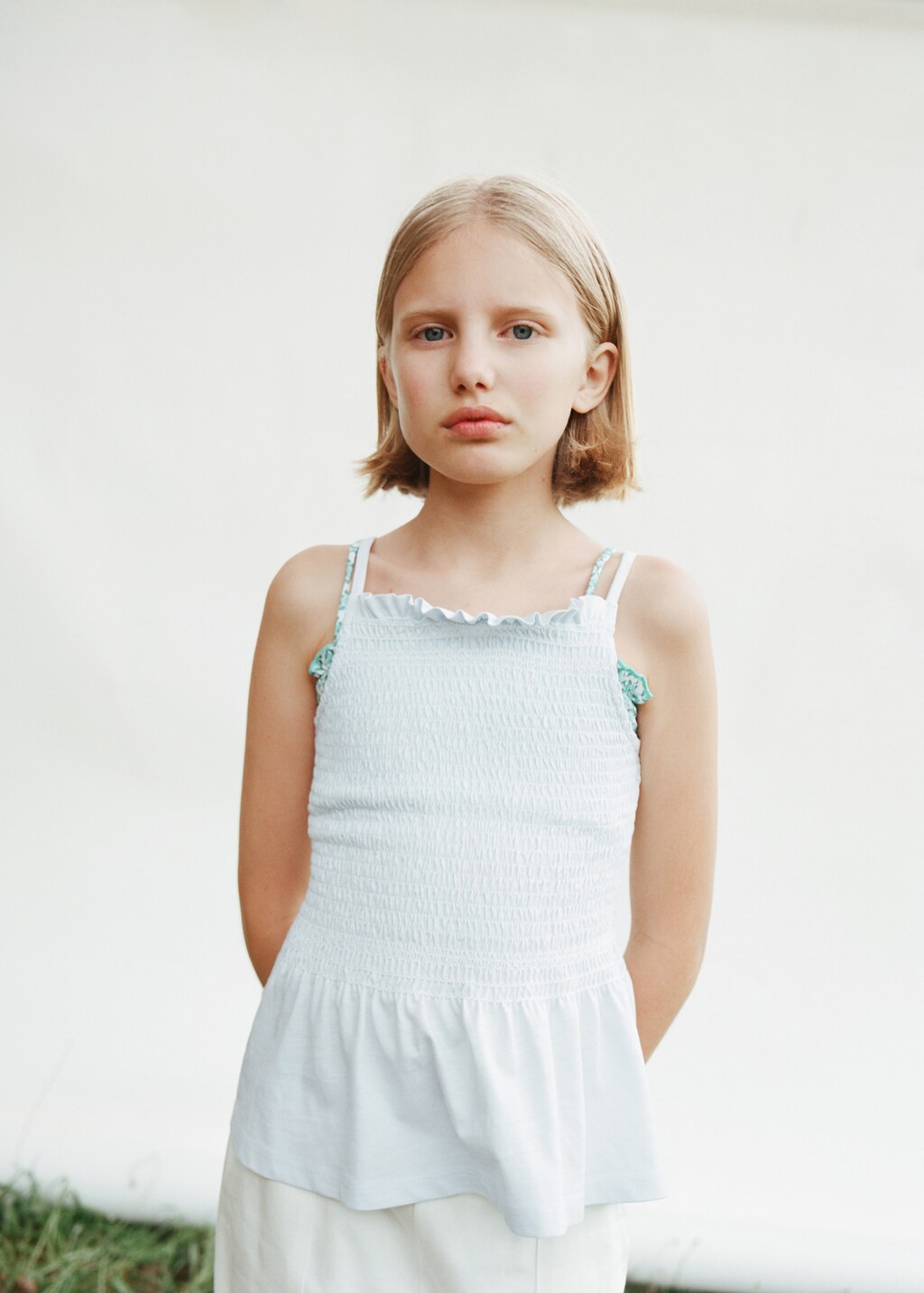 Honeycomb cotton top