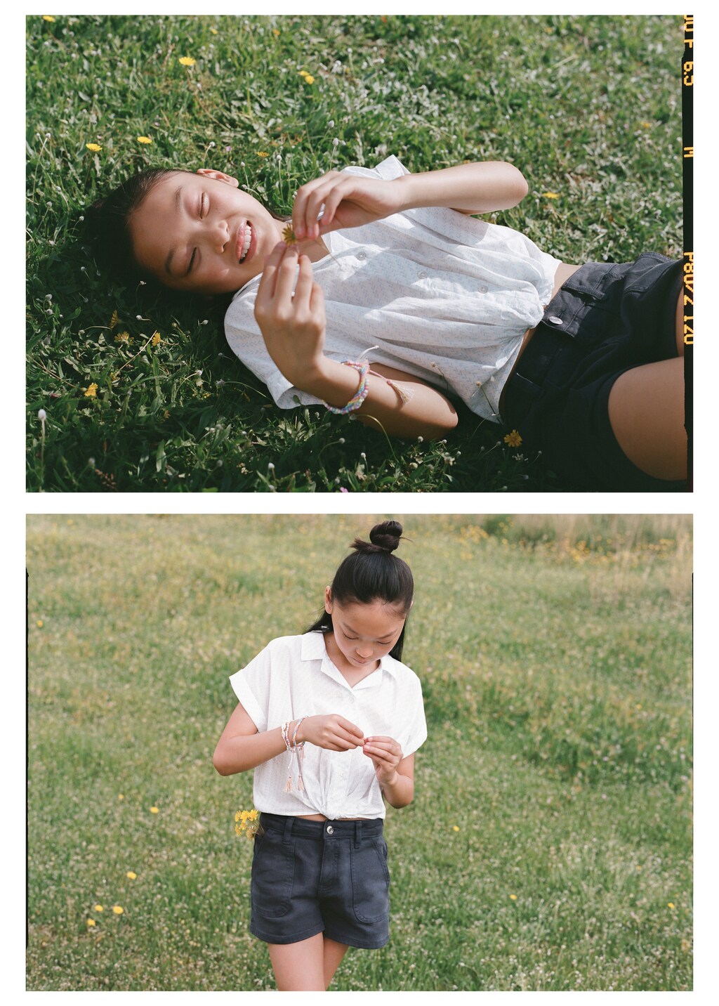 Crop knot blouse
