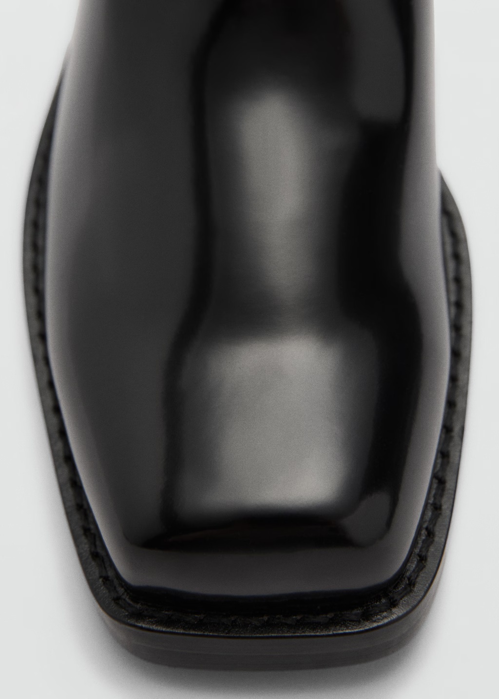 Square toe boot with metallic details 6 Square toe boot with metallic details