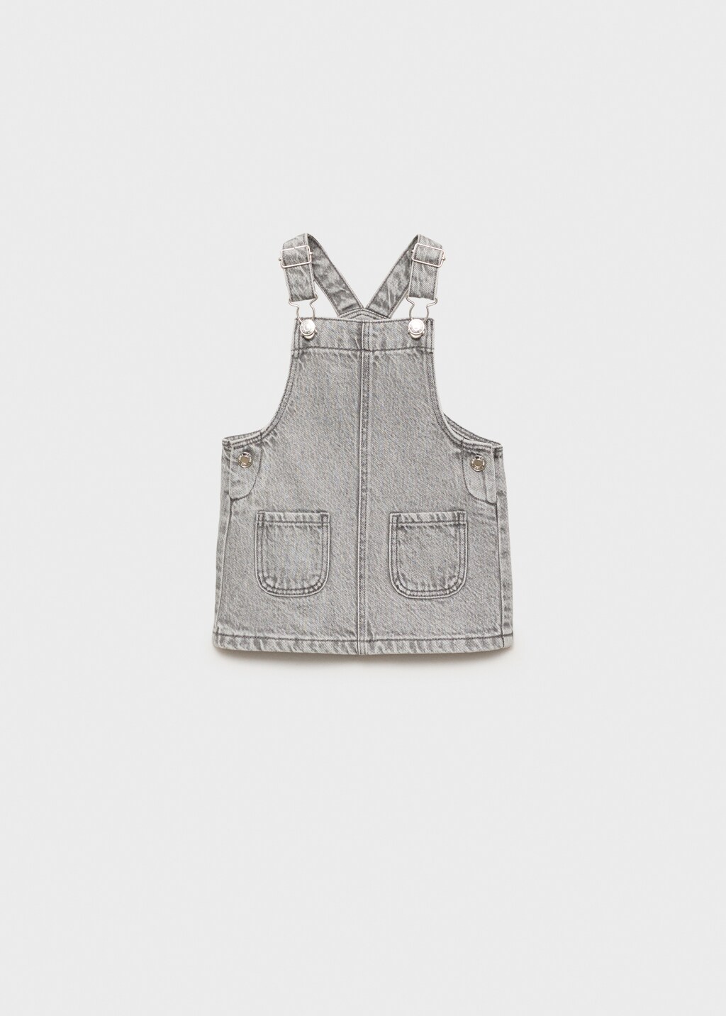 Short denim pinafore 5 Short denim pinafore