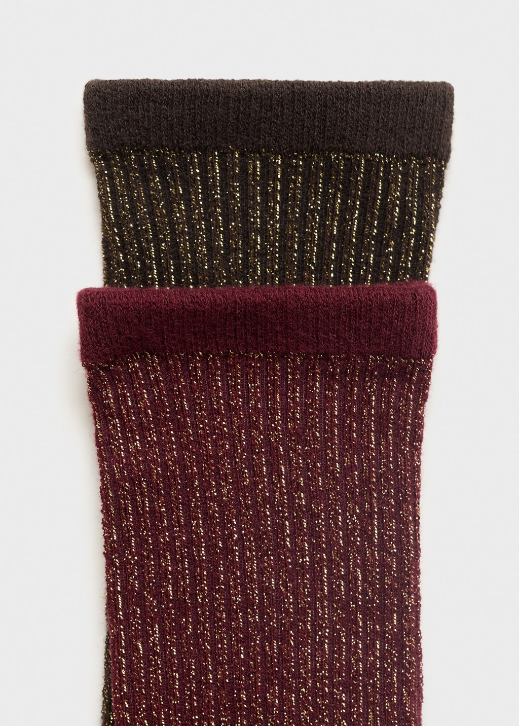 2 pack lurex socks