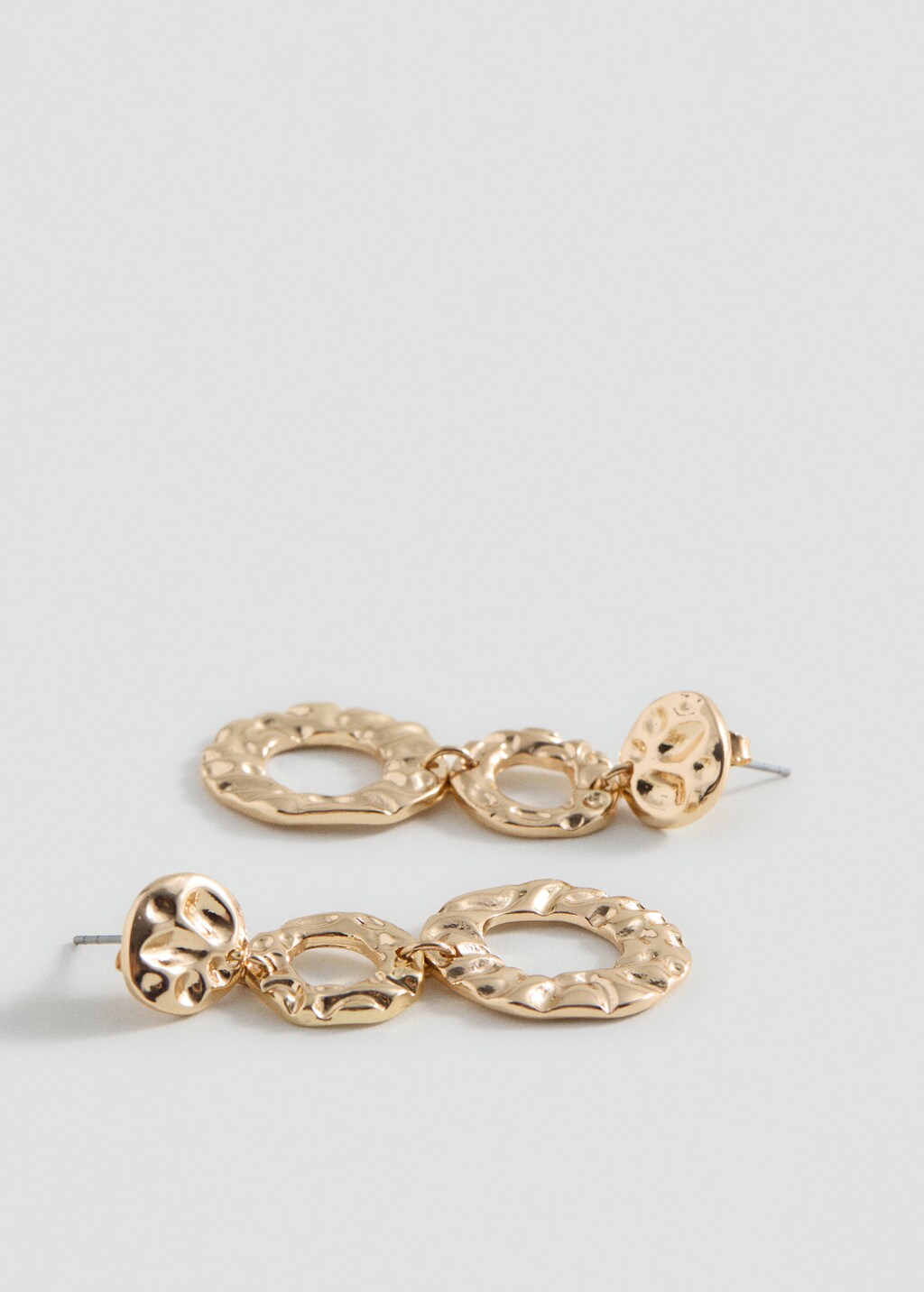 Long circle earrings