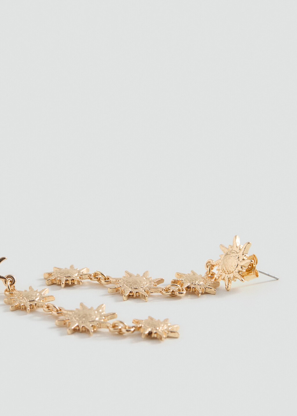 Long sun earrings