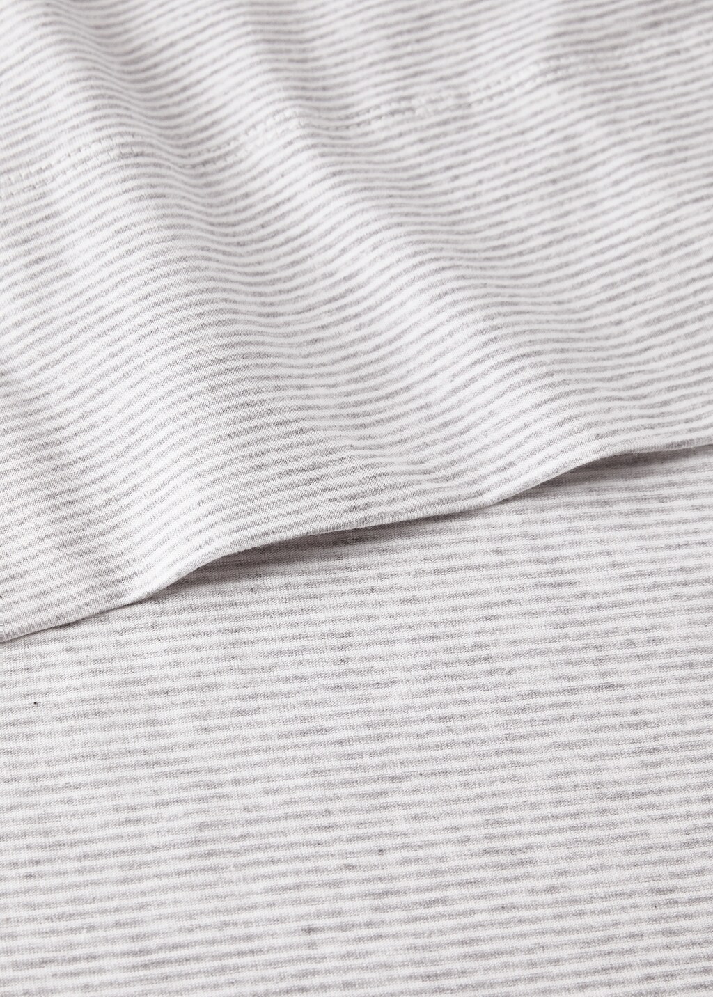 Cotton striped children's top sheet for 90cm bed