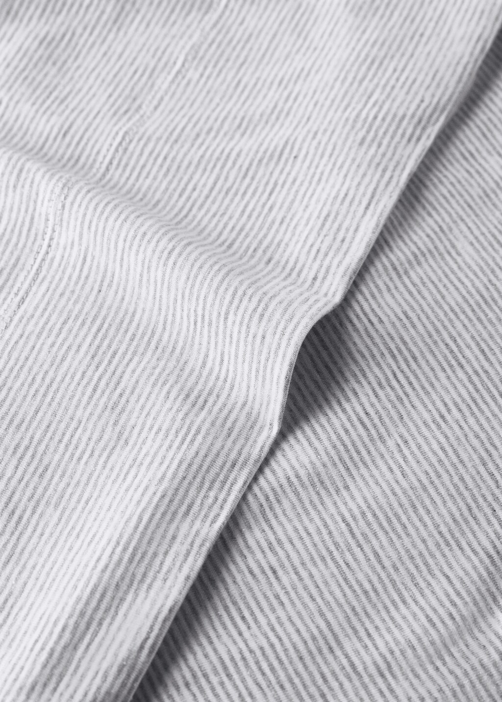 Cotton striped top sheet for crib