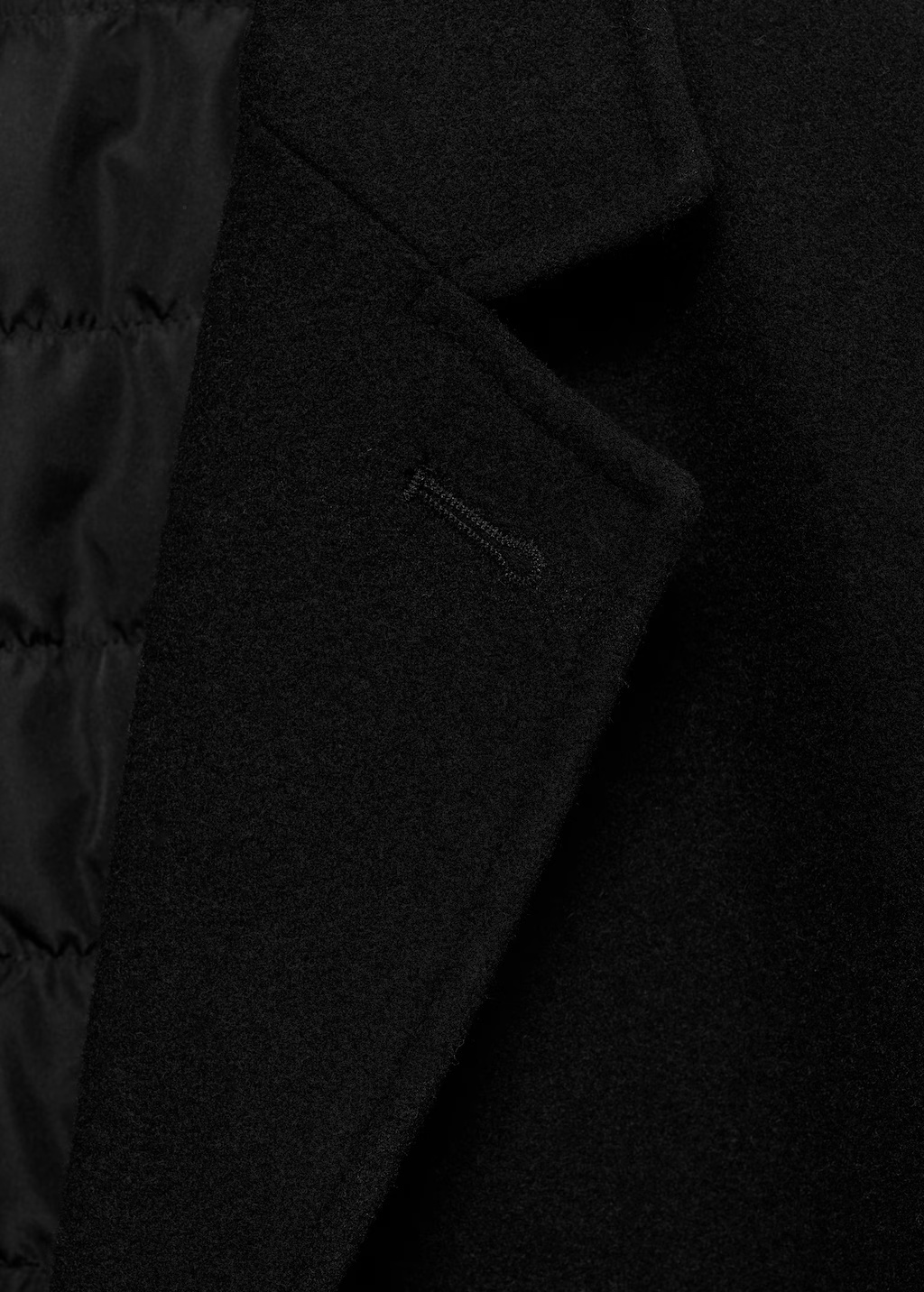 Regular fit quilted wool coat 8 Regular fit quilted wool coat