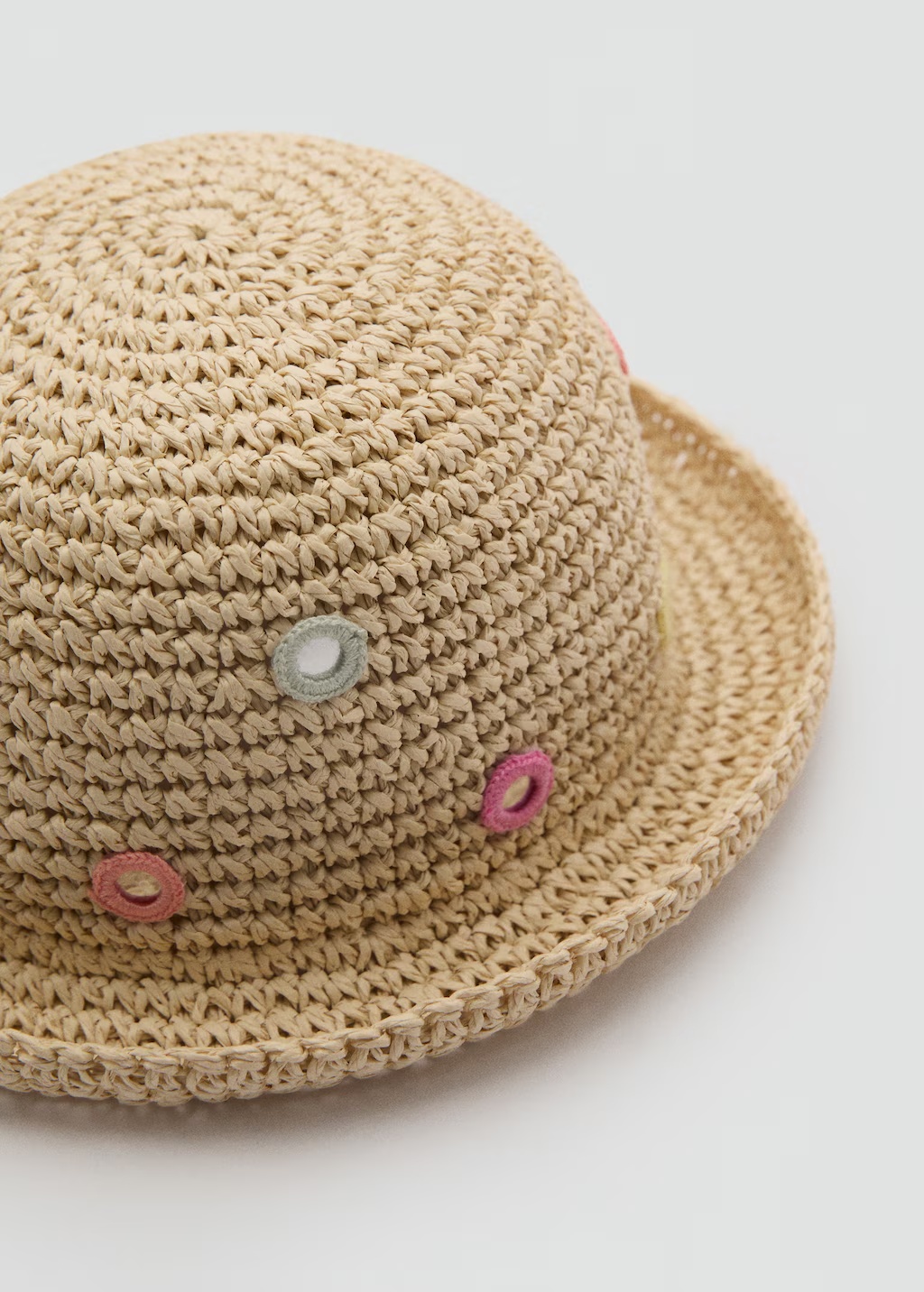 Natural fibre hat