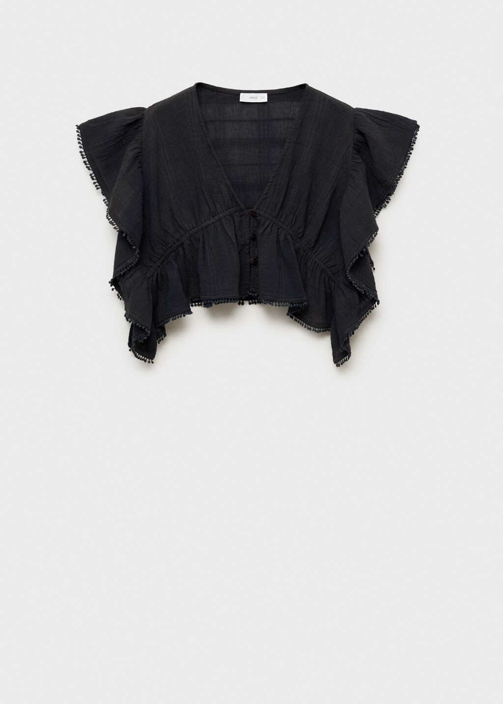 Ruffled crop blouse 9 Ruffled crop blouse