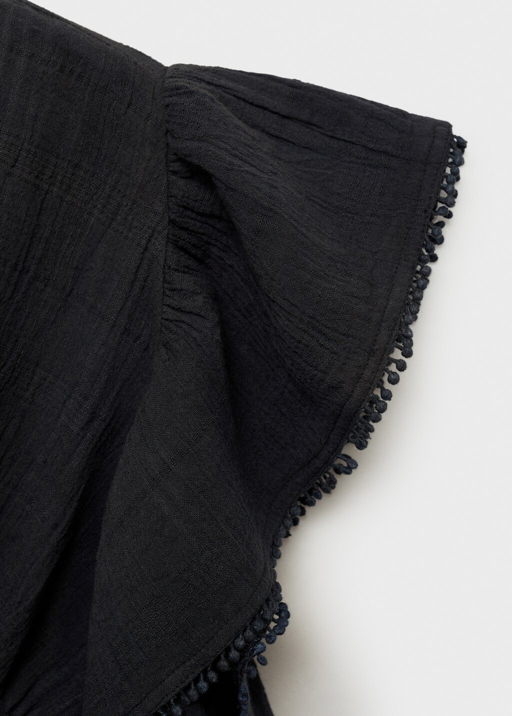Ruffled crop blouse 10 Ruffled crop blouse