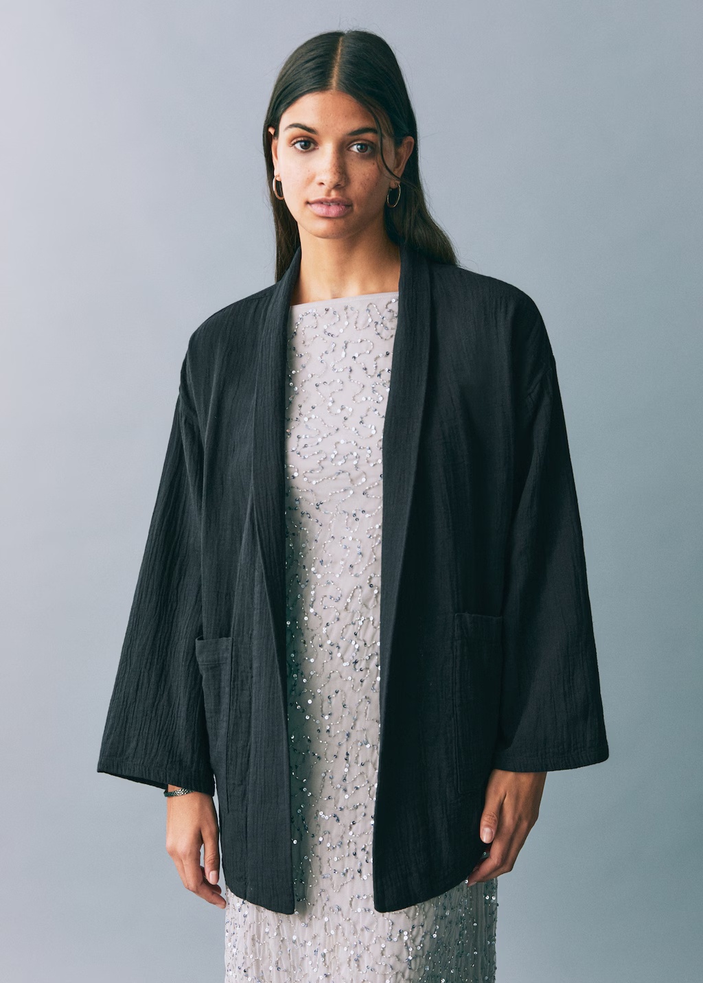 Bamboo kimono jacket