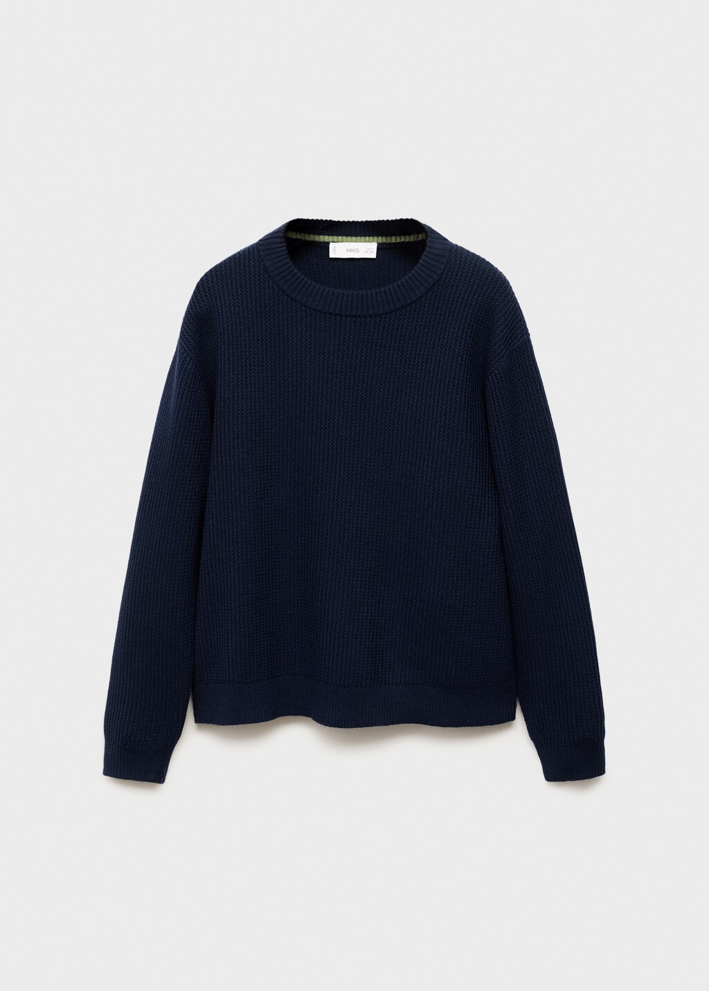 Knitted cotton sweater