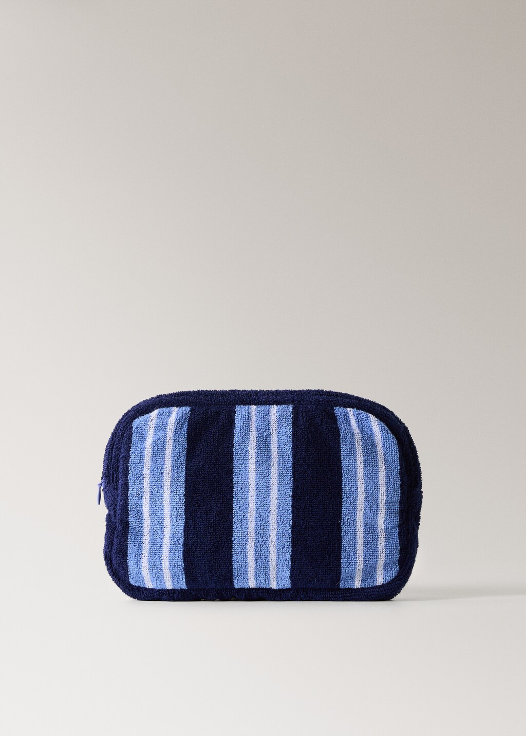 Multi-striped towel-effect cotton cosmetics bag 5 Multi-striped towel-effect cotton cosmetics bag