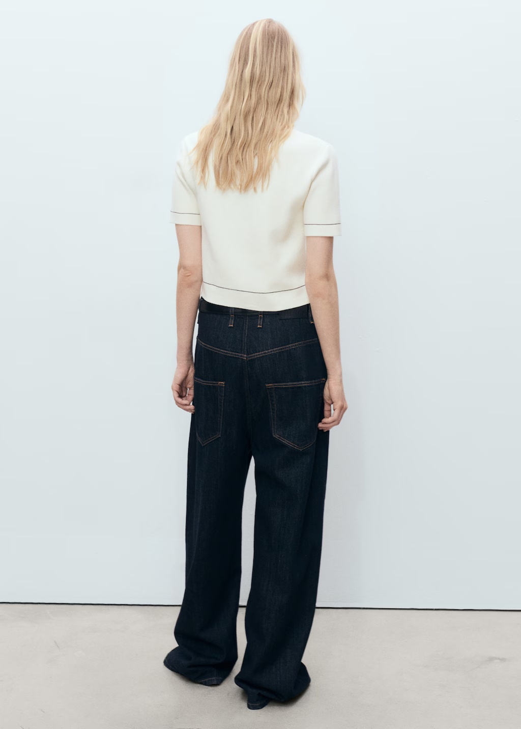 Cropped cardigan with contrasting trim 4 Cropped cardigan with contrasting trim