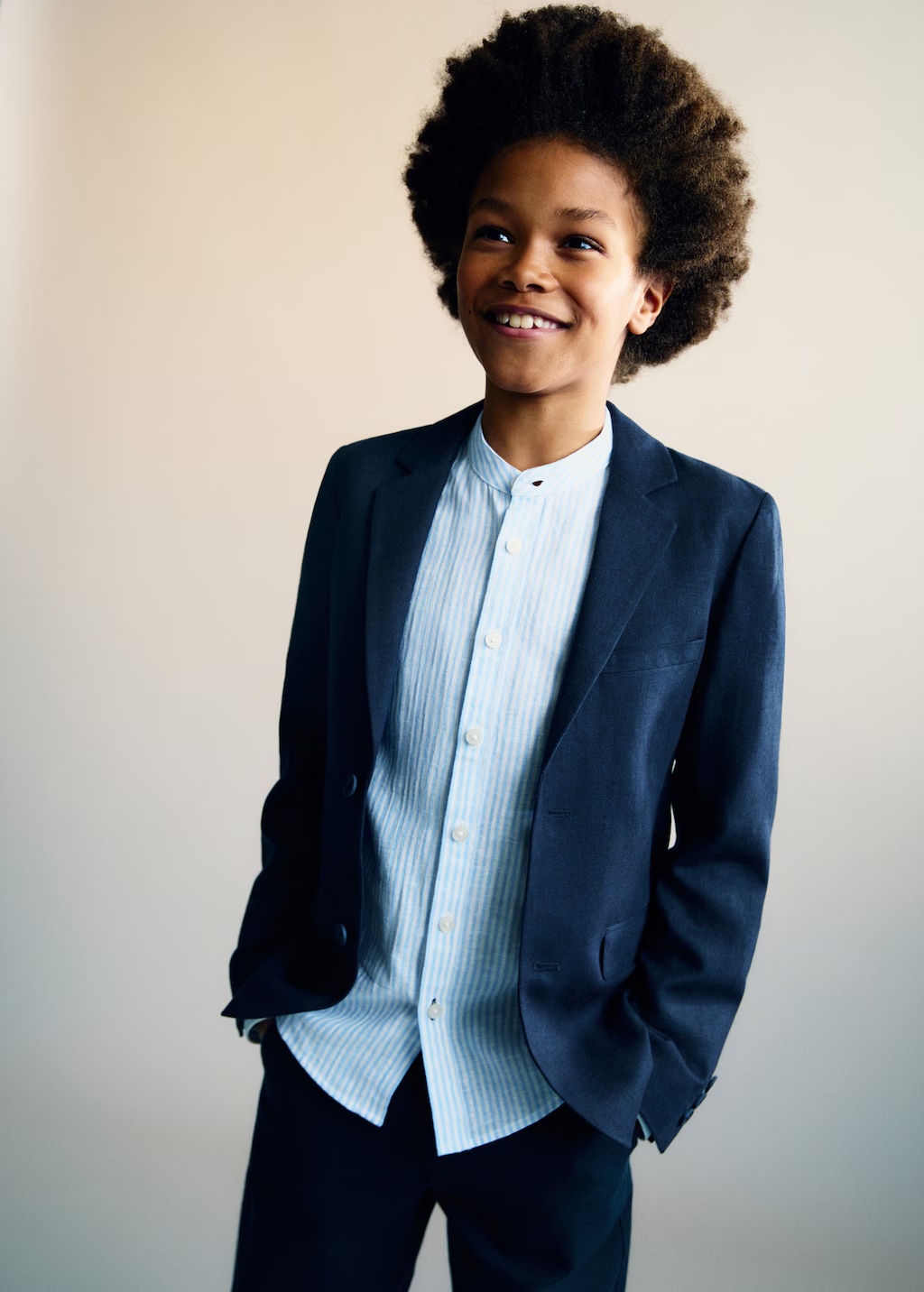 Linen suit jacket