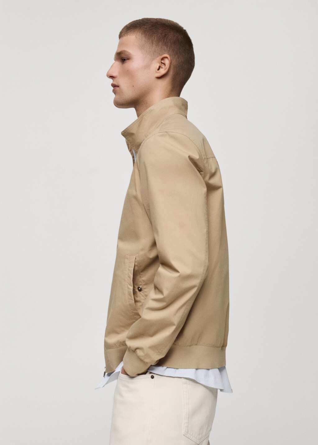 Lightweight jacket with funnel neck 6 Lightweight jacket with funnel neck