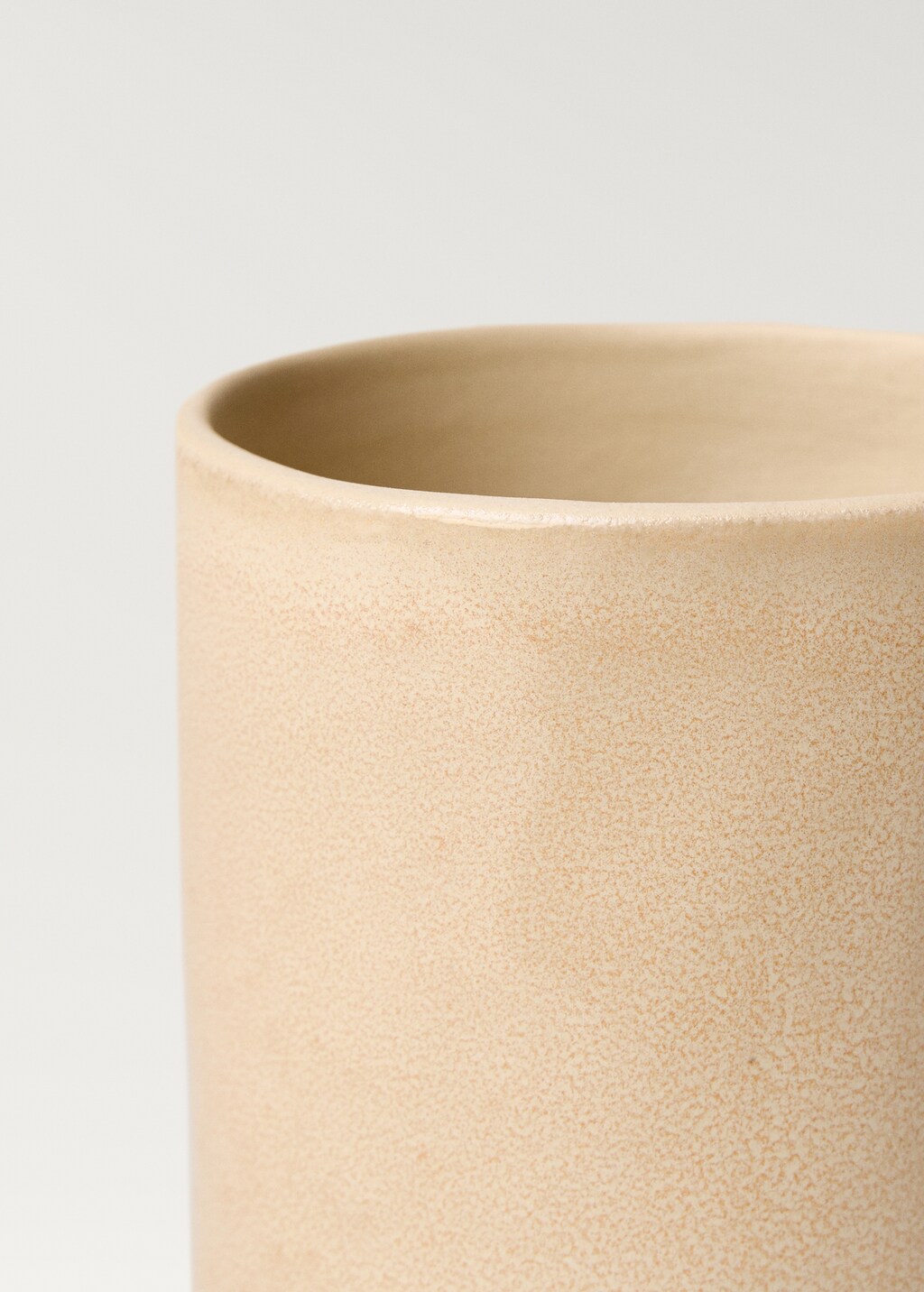 Stoneware cylindrical vase 20cm 4 Stoneware cylindrical vase 20cm
