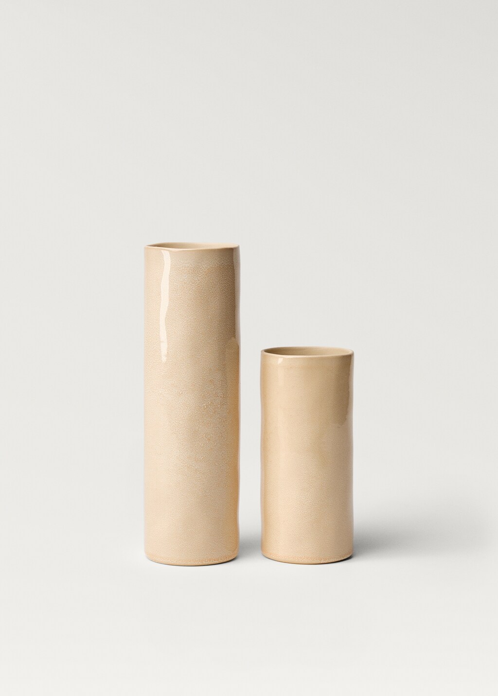Stoneware cylindrical vase 20cm 6 Stoneware cylindrical vase 20cm