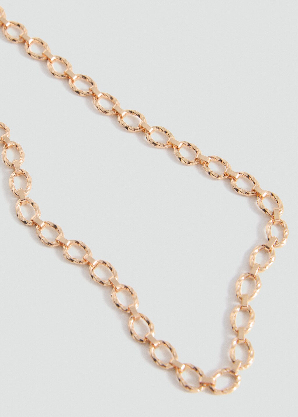 Interwoven chain necklace