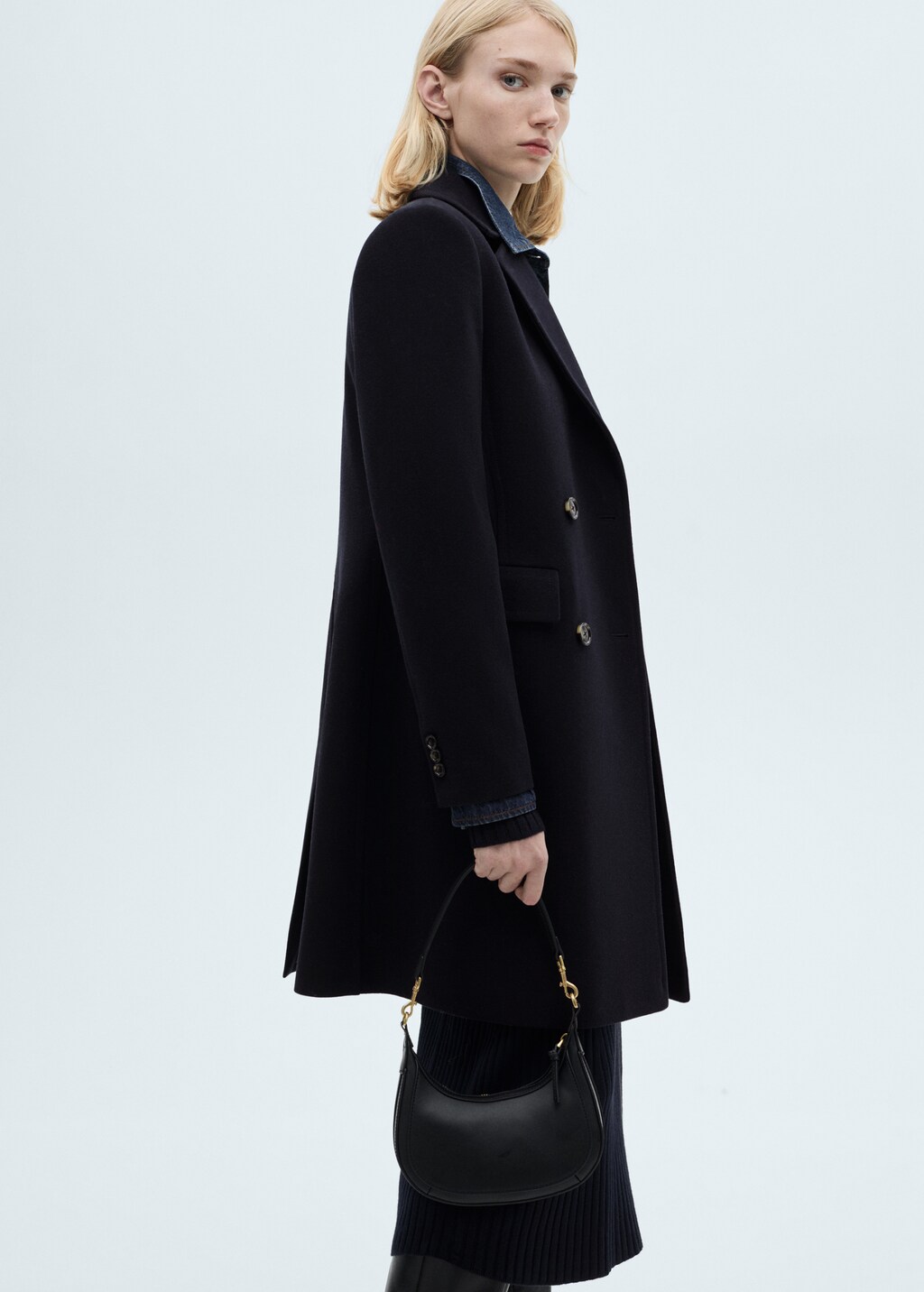 Double-breasted wool coat 6 Double-breasted wool coat