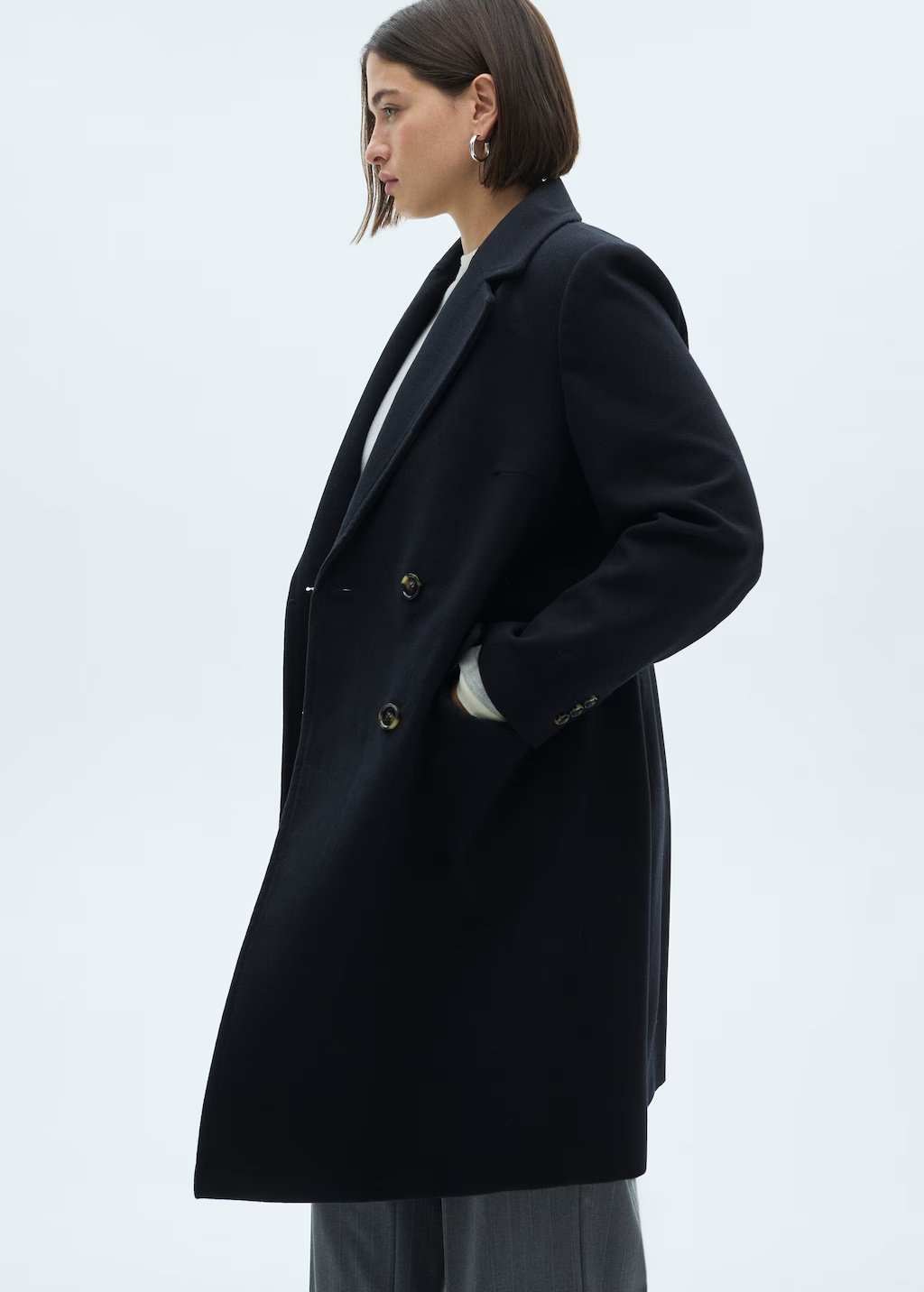 Double-breasted wool coat 9 Double-breasted wool coat