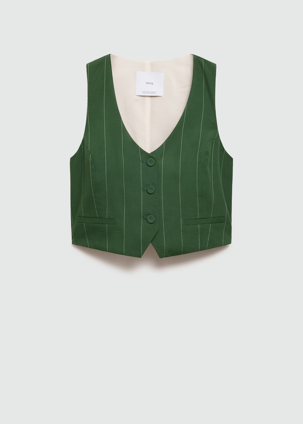 Pinstriped suit waistcoat 8 Pinstriped suit waistcoat