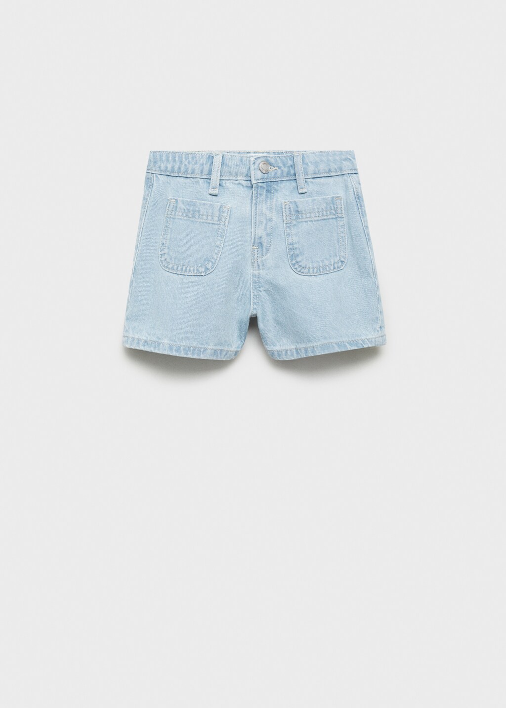 Denim shorts with pockets