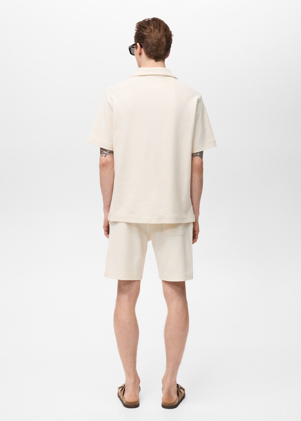Regular-fit textured polo shirt 4 Regular-fit textured polo shirt
