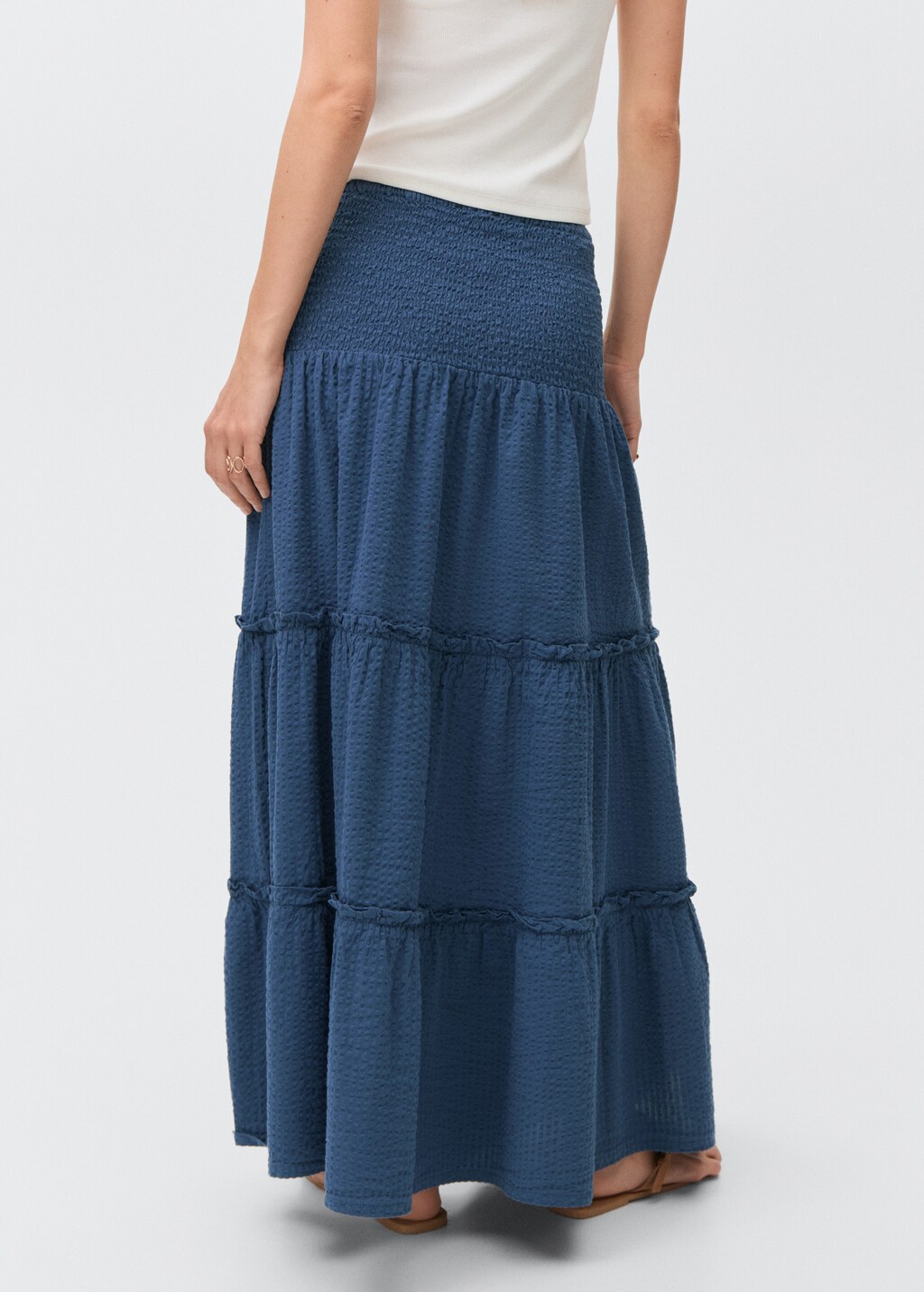 Ruffled long skirt 4 Ruffled long skirt