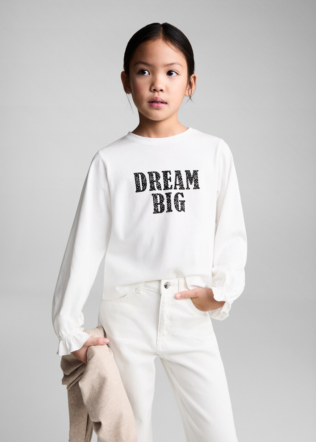 Message cotton T-shirt