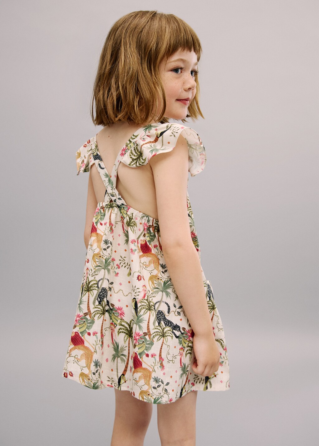 Floral print dress