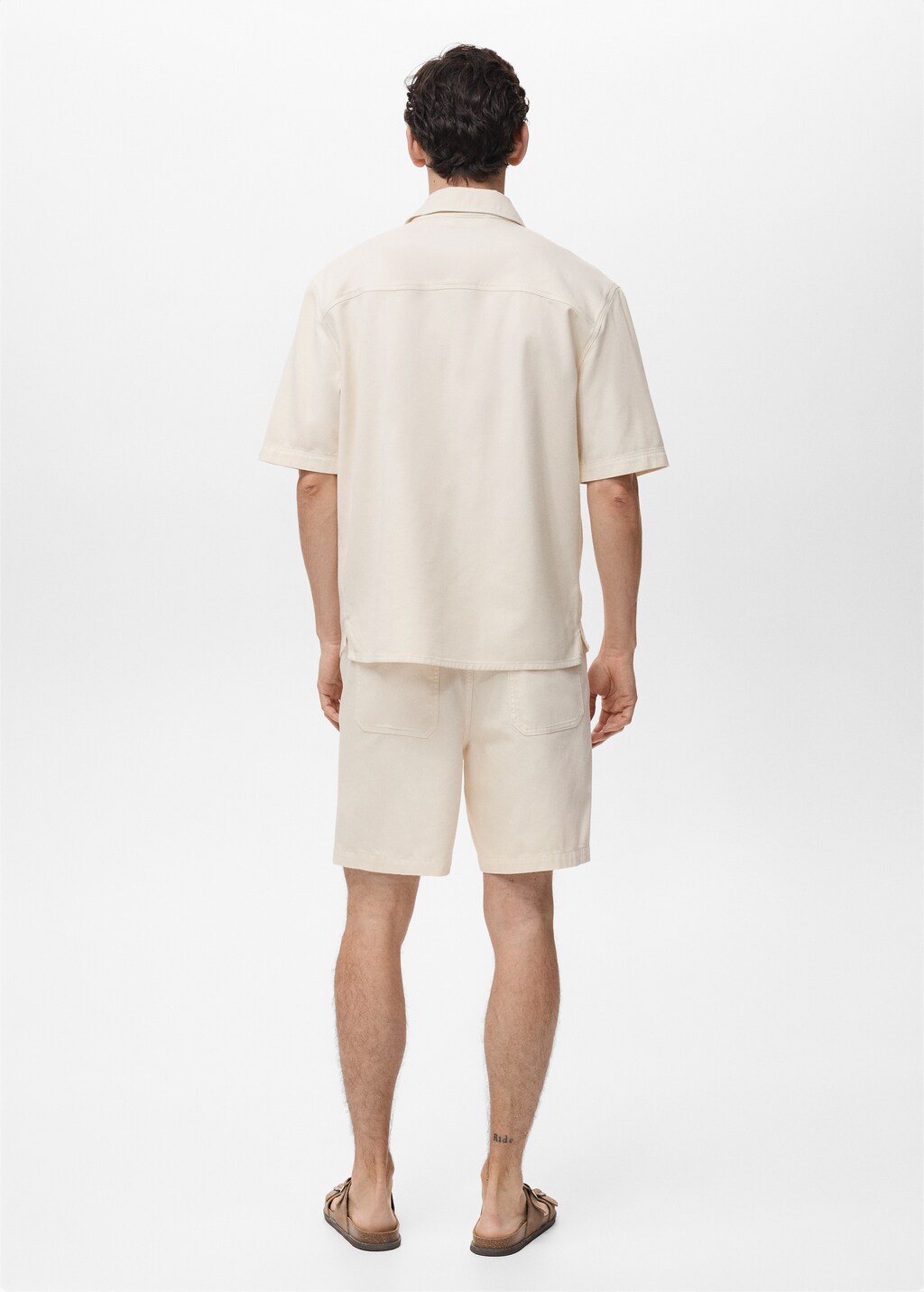 Cotton lyocell bermuda shorts 4 Cotton lyocell bermuda shorts