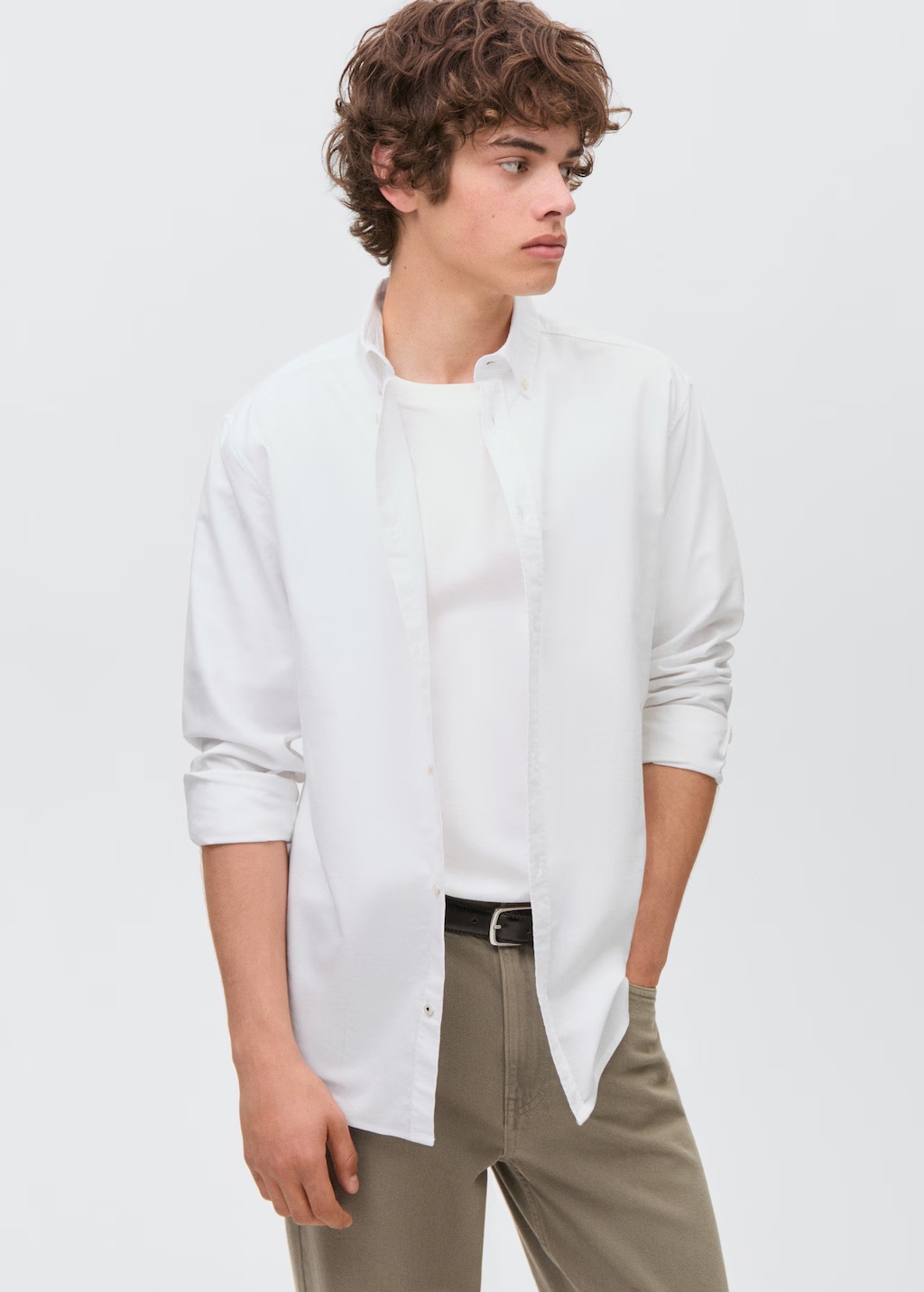 Essential cotton-blend shirt