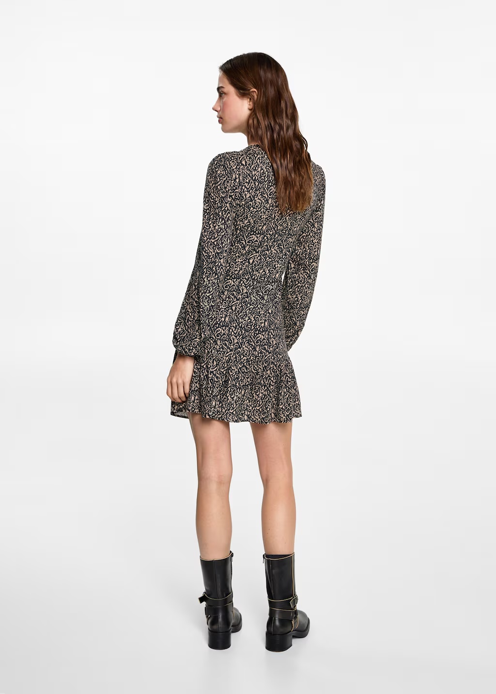 Printed ruched dress 4 Printed ruched dress