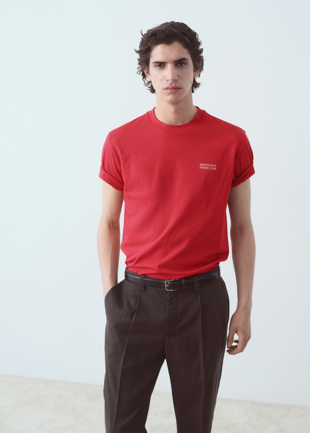Printed text T-shirt