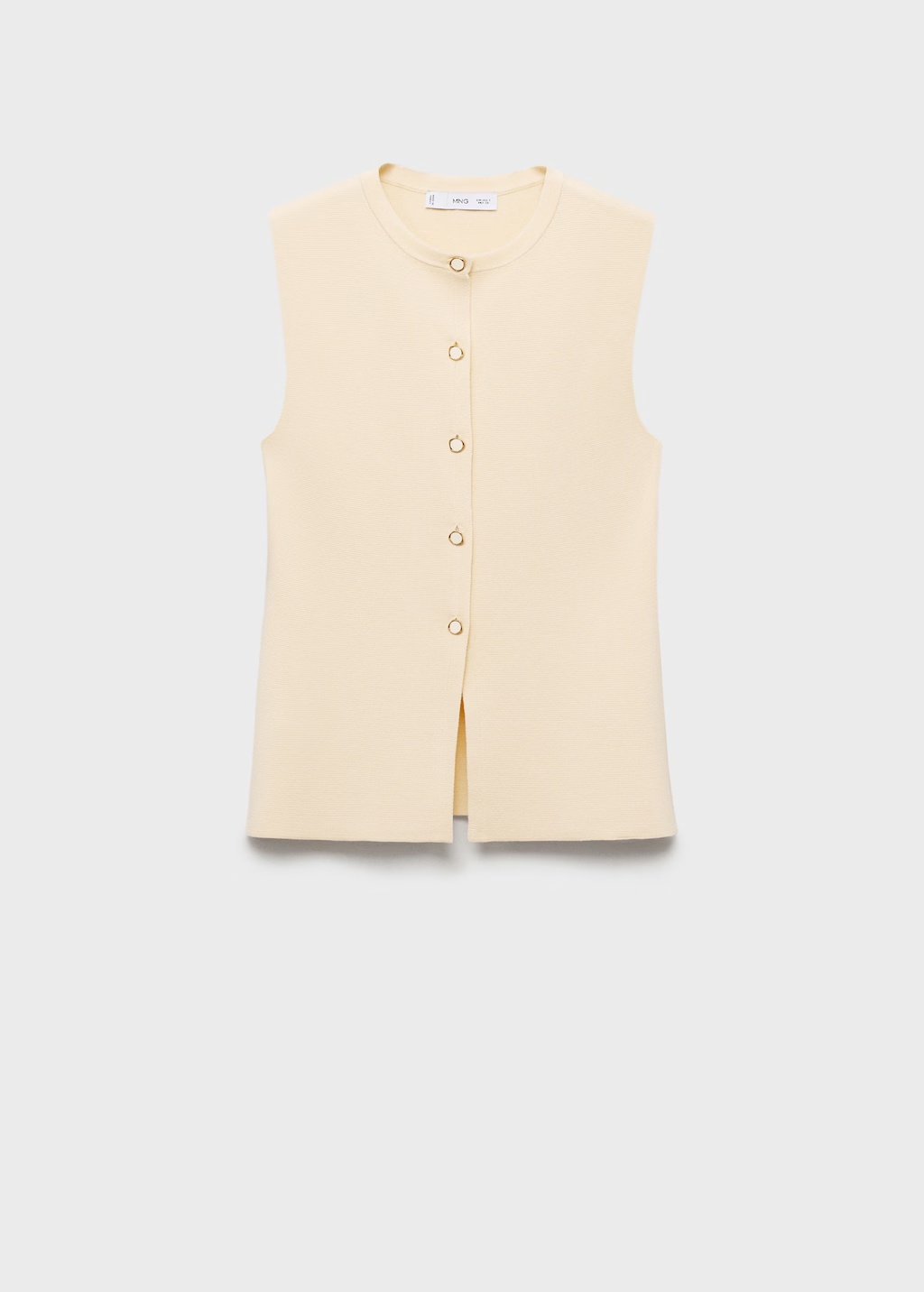Fine-knit vest with buttons 8 Fine-knit vest with buttons