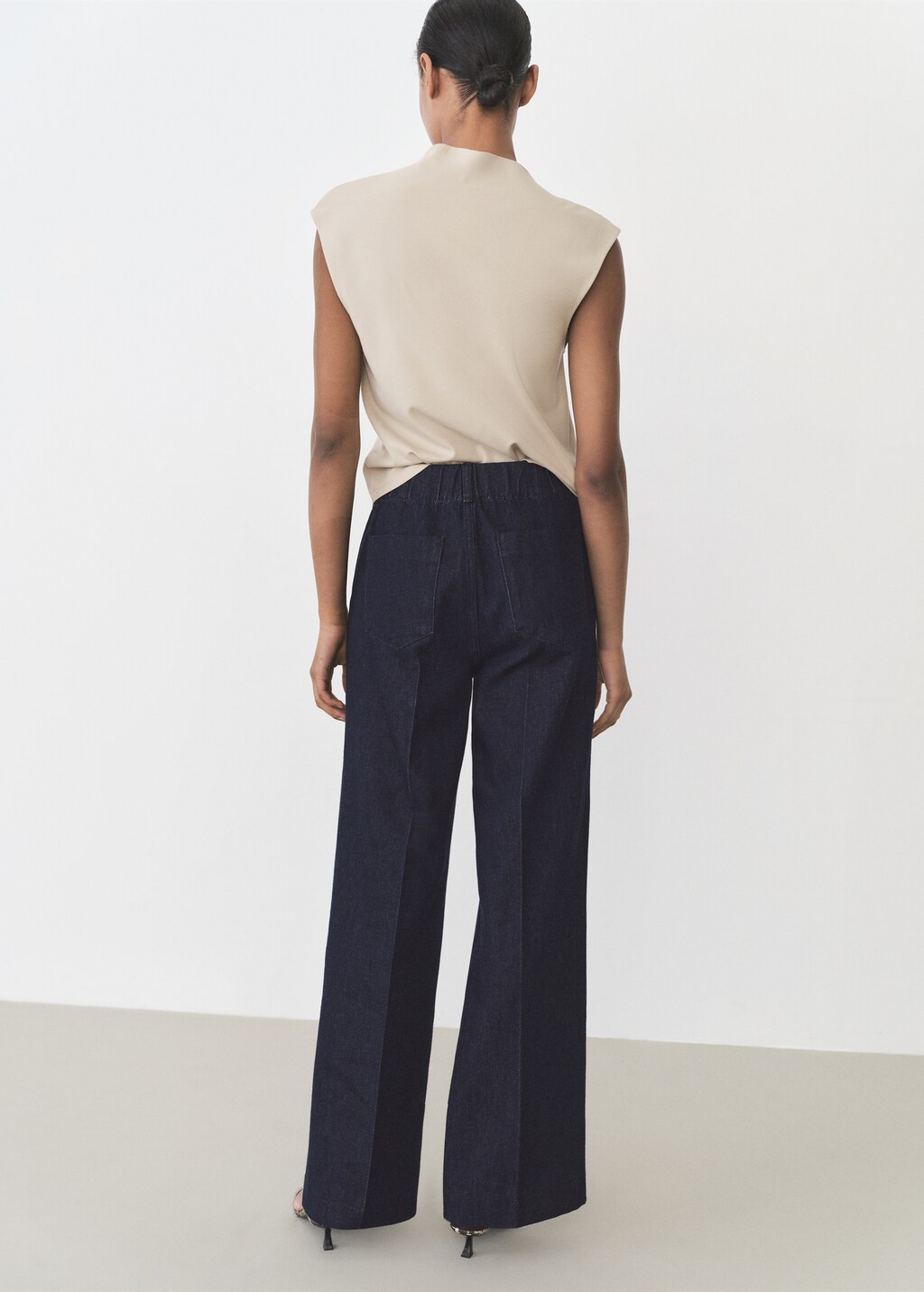 Wide leg denim pants 3 Wide leg denim pants