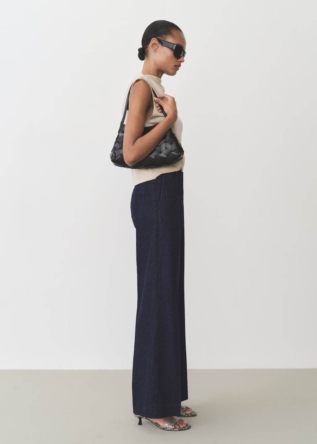 Wide leg denim pants 5 Wide leg denim pants