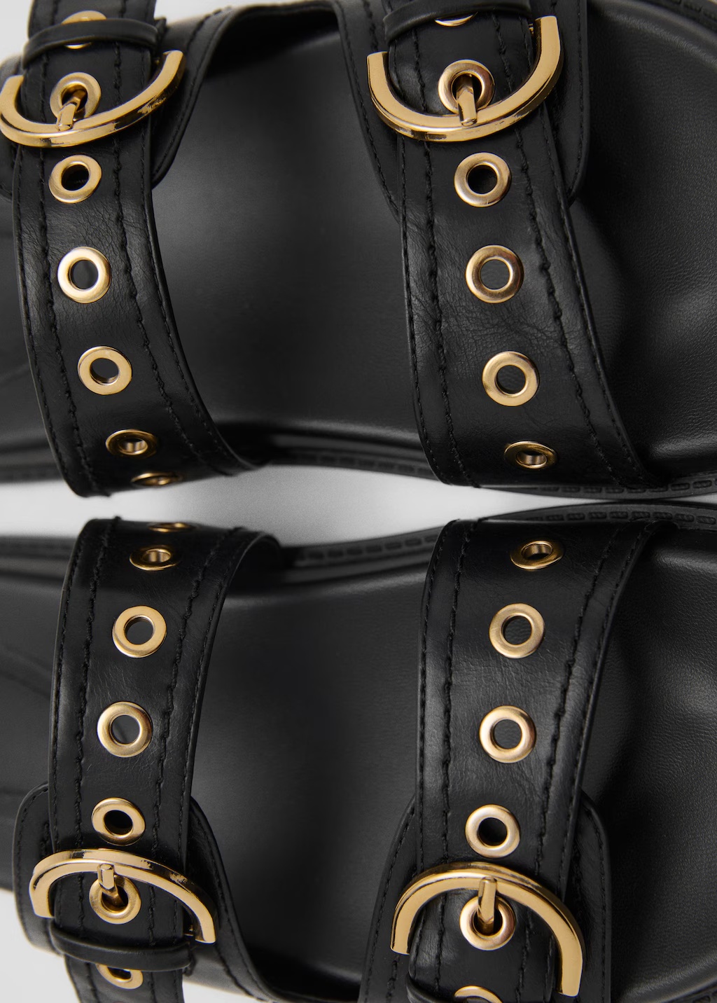 Strap sandals with buckle 6 Strap sandals with buckle