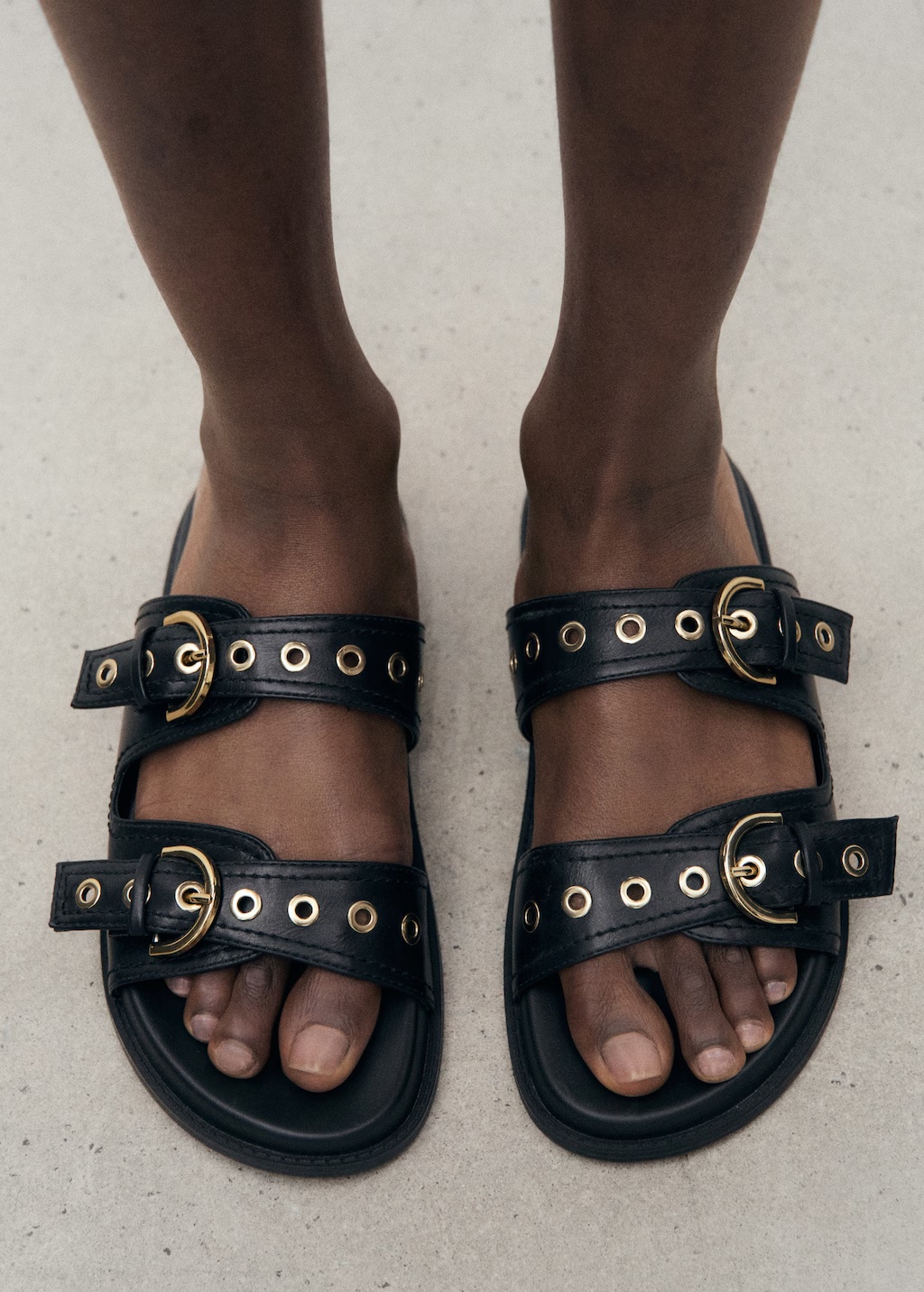 Strap sandals with buckle 8 Strap sandals with buckle