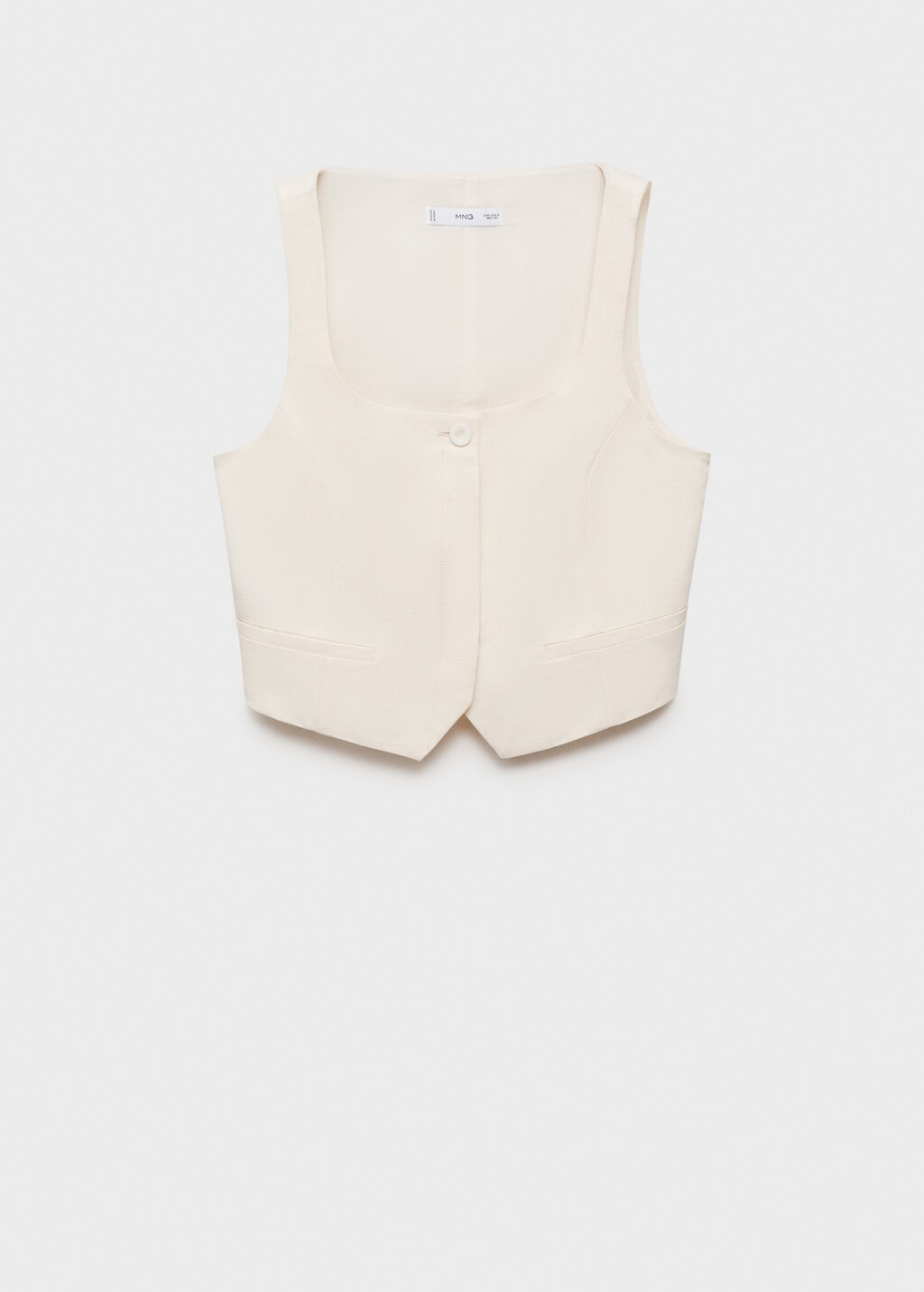 Linen-blend suit vest 7 Linen-blend suit vest