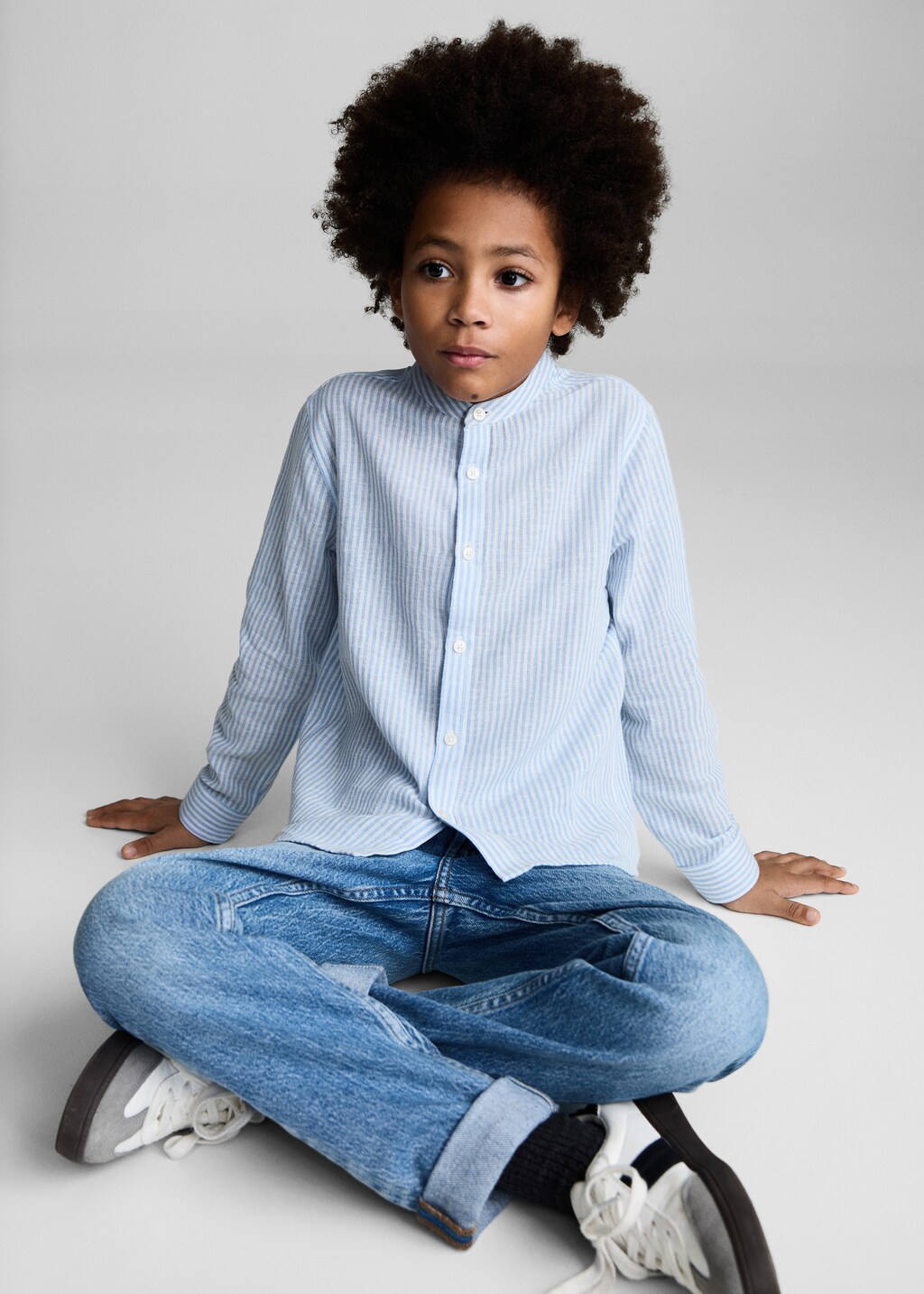 Striped cotton linen shirt 5 Striped cotton linen shirt