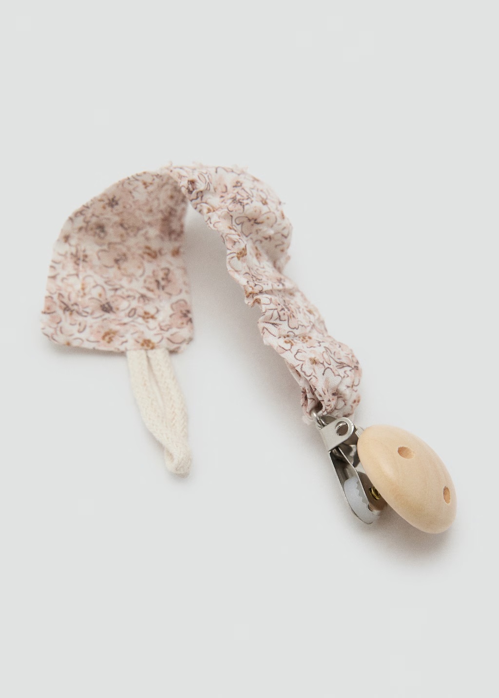 Printed brooch pacifier holder