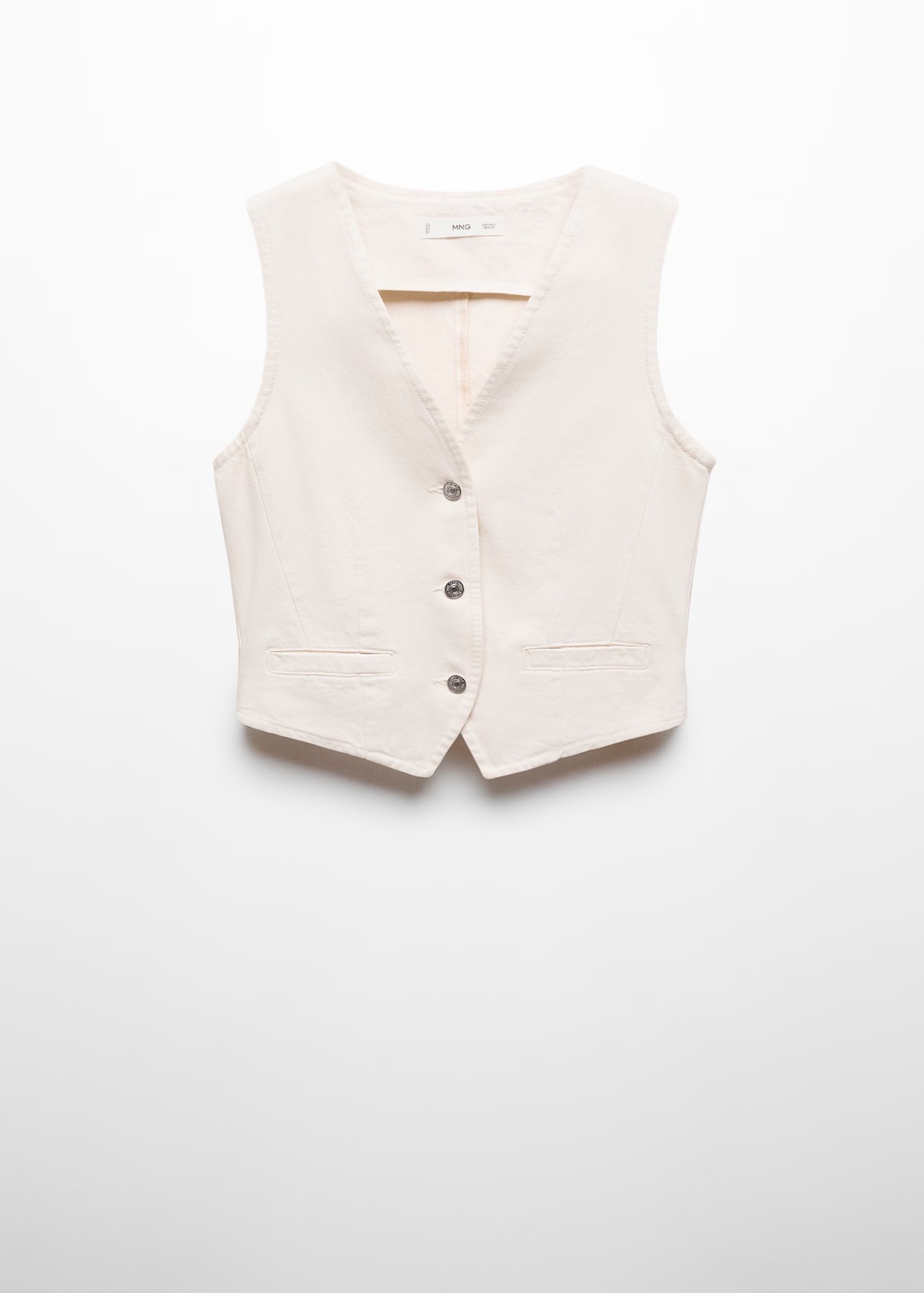 Buttoned denim gilet 8 Buttoned denim gilet
